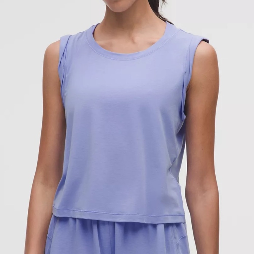 Lululemon Jersey Training Rolled Cuff Tank size 2